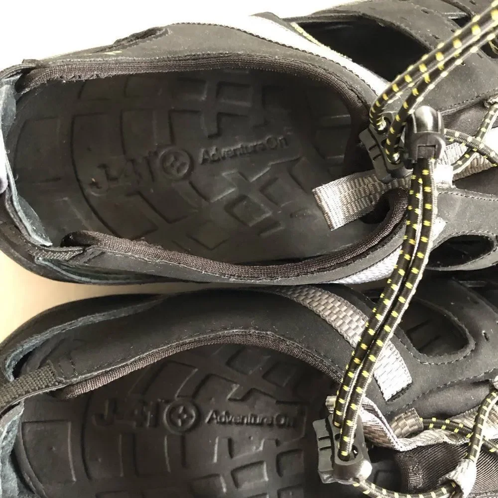 J-41 Adventure On Men’s Water Ready Black Shoes 12